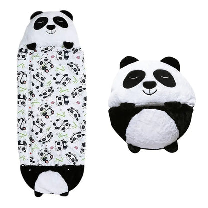 Monster pillow and sleeping bag plush animal toy, comfortable, compact and easy to fold