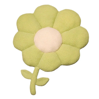 sunflower pillow green