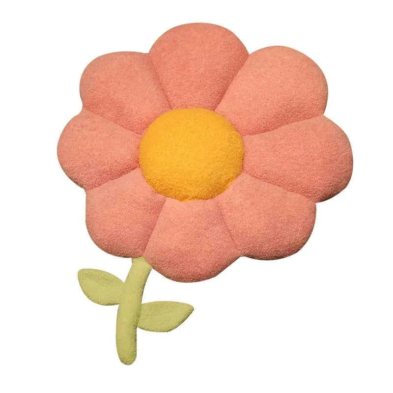 sunflower pillow pink