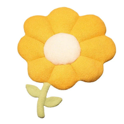 sunflower pillow yellow