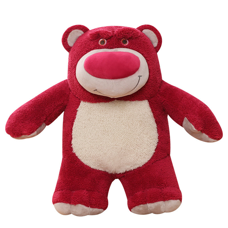Pink Strawberry Bear Stuffed Animal