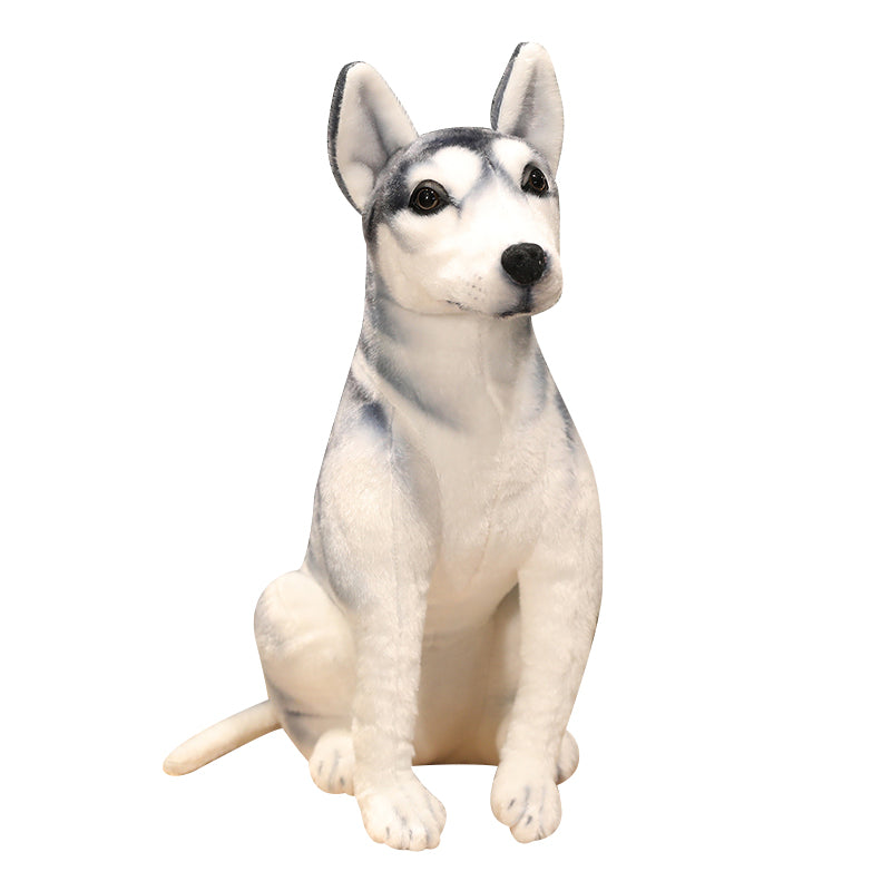 Simulation husky stuffed animal