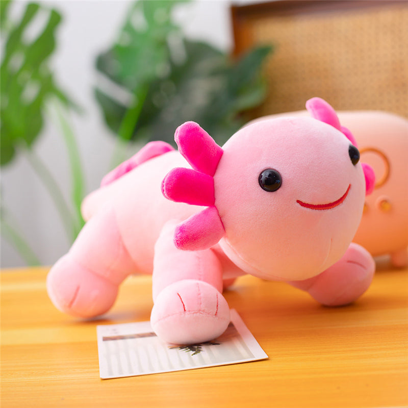 Axolotl Plush Toy, Cute Stuffed Animal Salamander Doll Birthday Gift