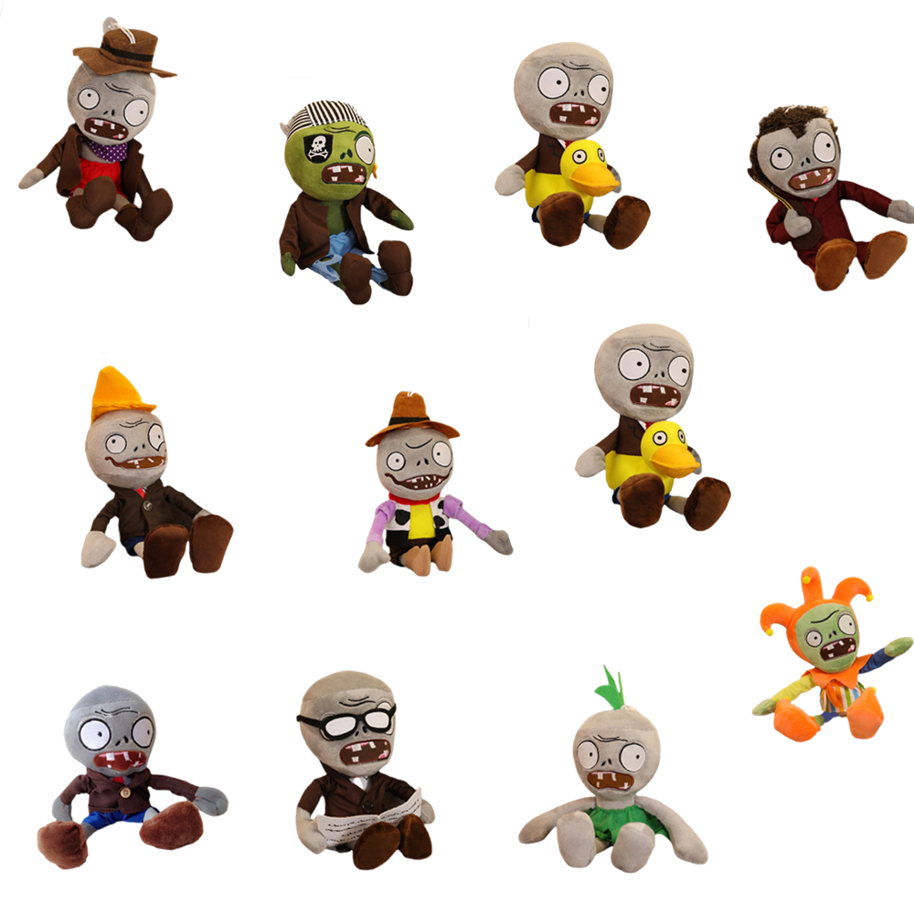 Game Plants vs. Zombies 11 piece plush toy set