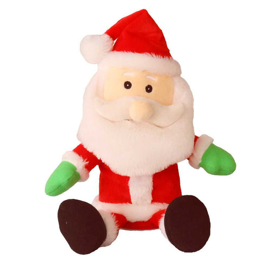 Santa Claus electric plush toy, it can sing, shine and learn to talk