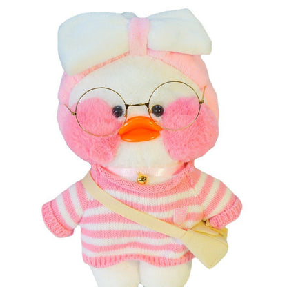 Cross-dressing hyaluronic acid duck plush doll