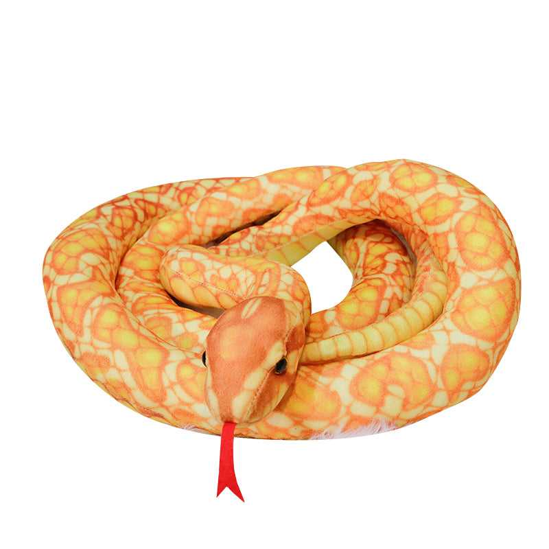 Snake Plush, Stuffed Animal, Plush Toy, Long simulated Python