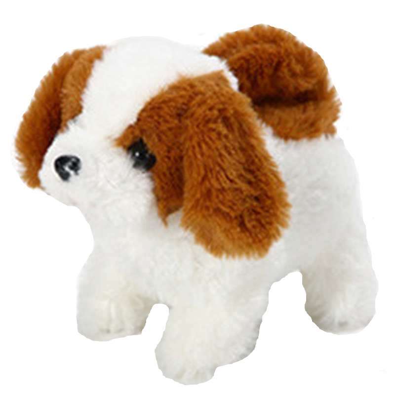 Electric dog plush toy can walk and make sound