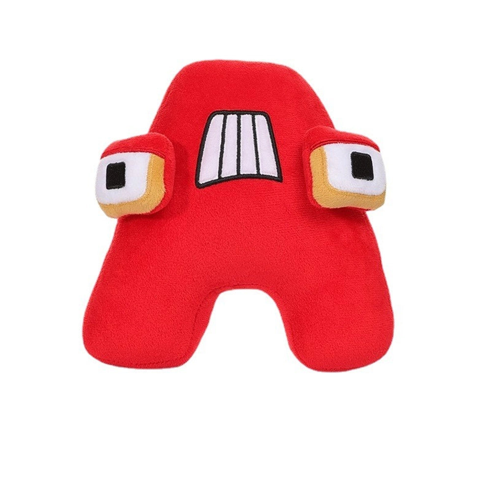 Alphabet Plushies Toy for Fans Gift, Cute Stuffed Figure Doll for Kids
