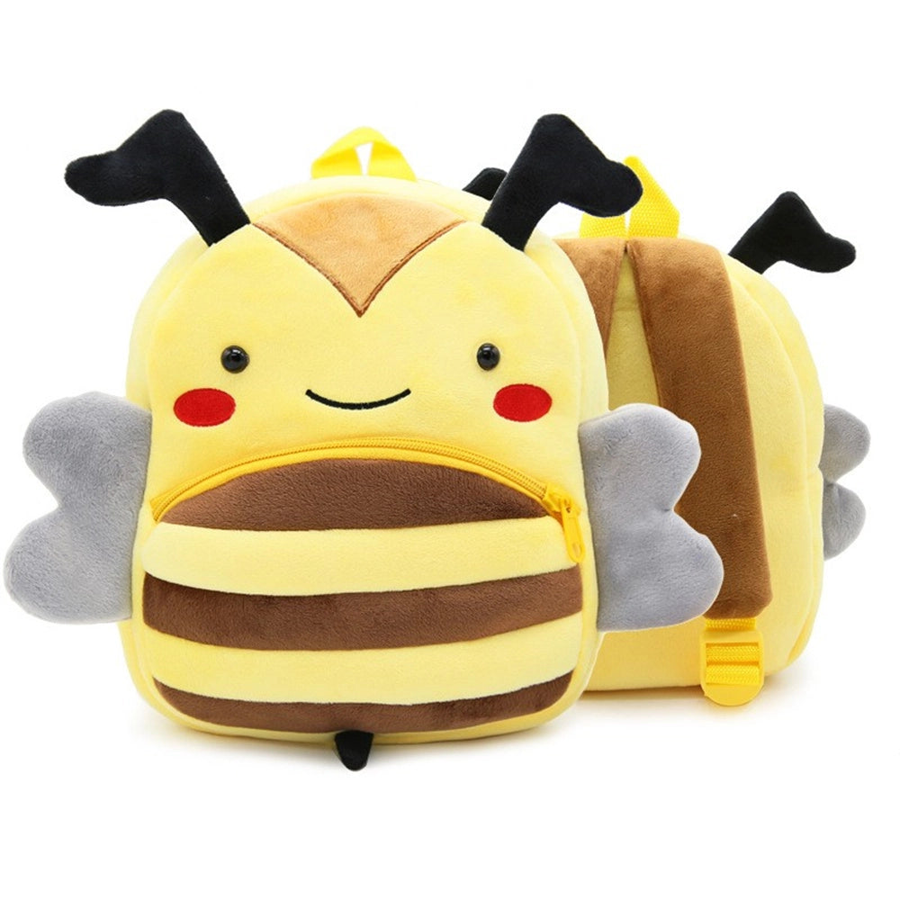 Toddler stuffed animal Backpack, Cute Cartoon Mini Plush Lightweight Soft Baby Backpack