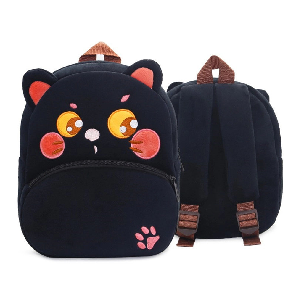 Mochila de peluche para niños pequeños, mini mochila suave ligera de felpa de dibujos animados lindo para bebés