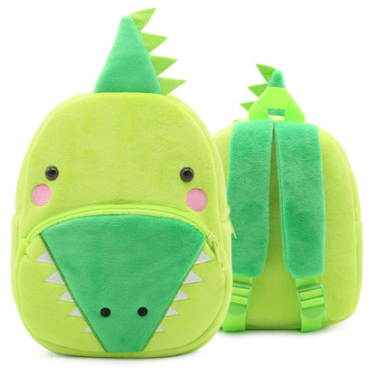 Mochila de peluche para niños pequeños, mini mochila suave ligera de felpa de dibujos animados lindo para bebés