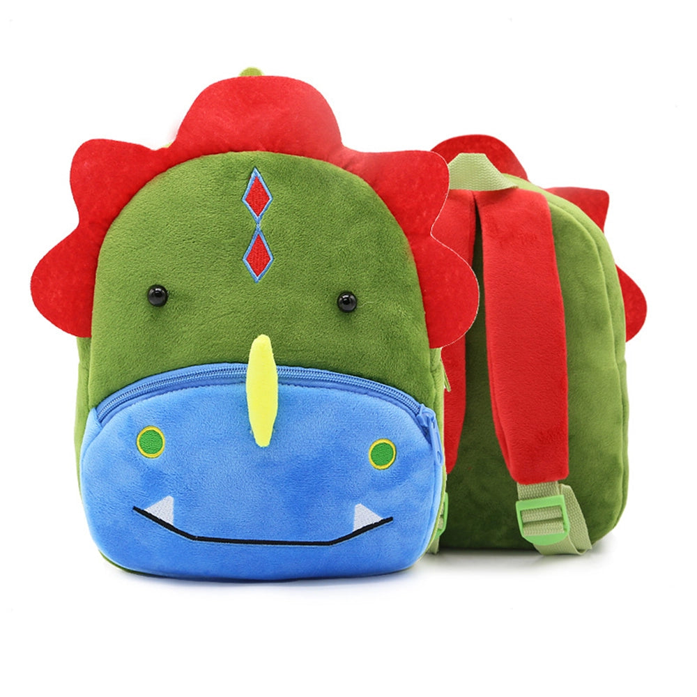 Mochila de peluche para niños pequeños, mini mochila suave ligera de felpa de dibujos animados lindo para bebés