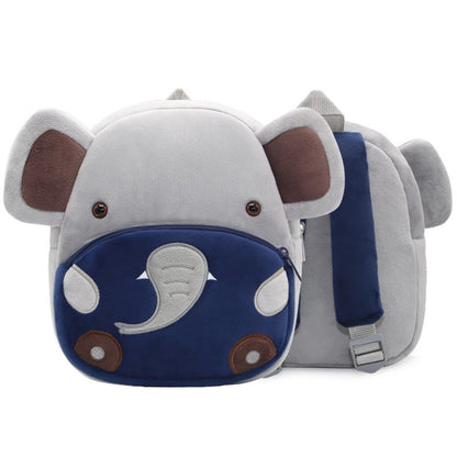 Toddler stuffed animal Backpack, Cute Cartoon Mini Plush Lightweight Soft Baby Backpack