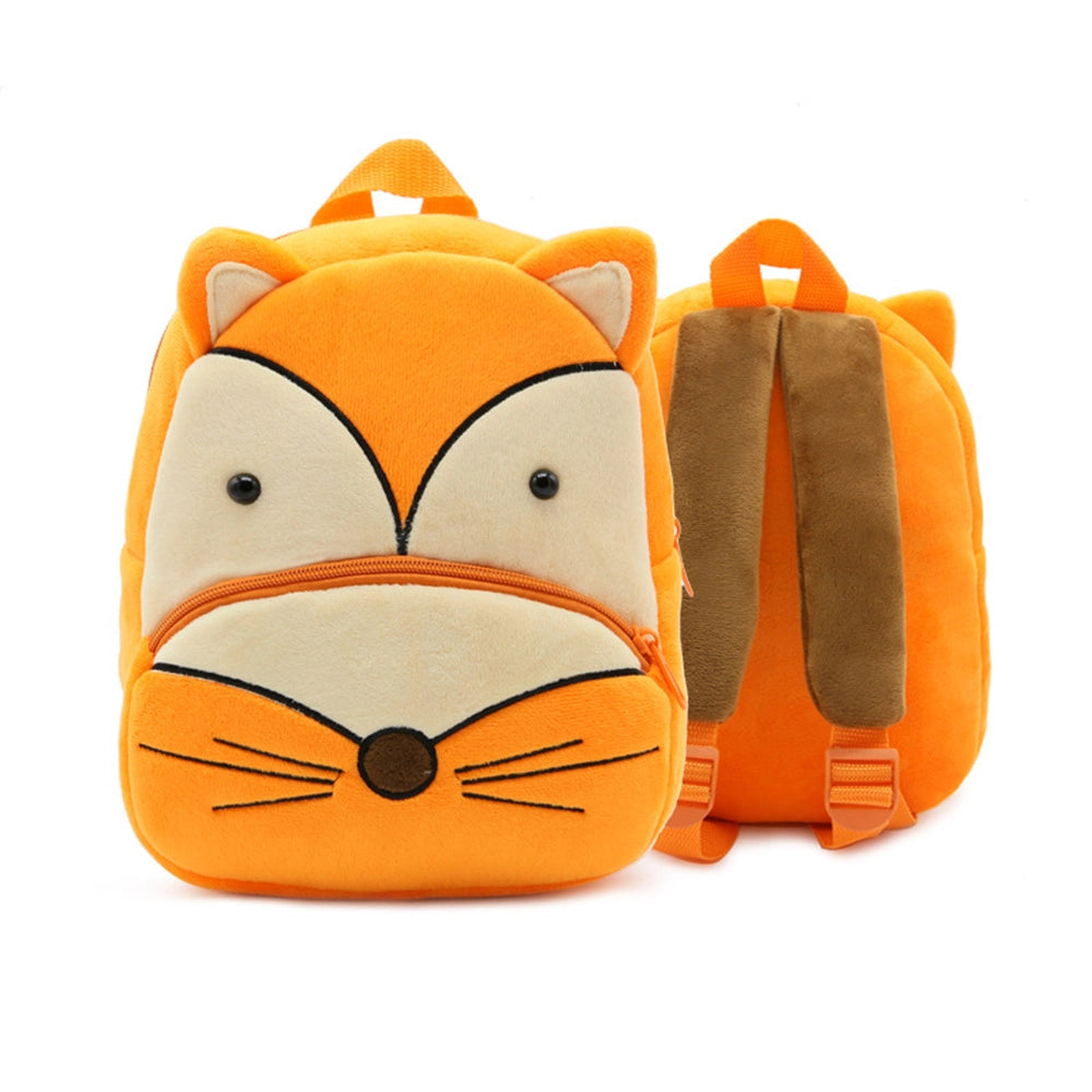 Mochila de peluche para niños pequeños, mini mochila suave ligera de felpa de dibujos animados lindo para bebés