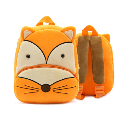 Toddler stuffed animal Backpack, Cute Cartoon Mini Plush Lightweight Soft Baby Backpack