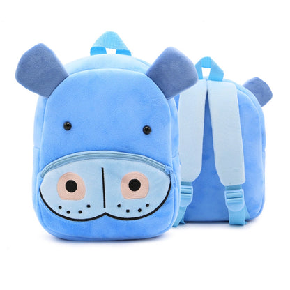 Toddler stuffed animal Backpack, Cute Cartoon Mini Plush Lightweight Soft Baby Backpack