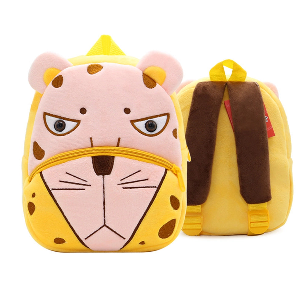 Mochila de peluche para niños pequeños, mini mochila suave ligera de felpa de dibujos animados lindo para bebés