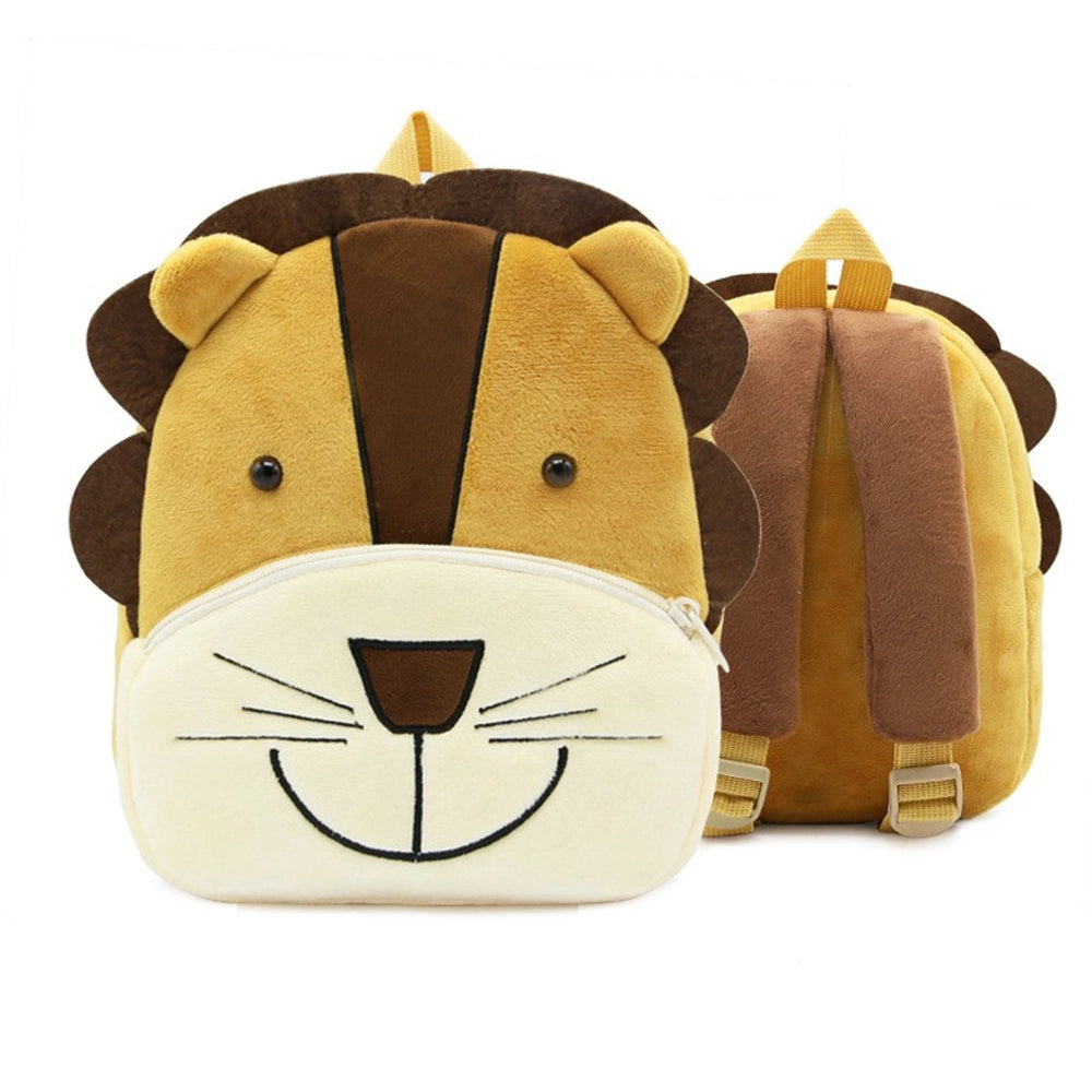 Mochila de peluche para niños pequeños, mini mochila suave ligera de felpa de dibujos animados lindo para bebés