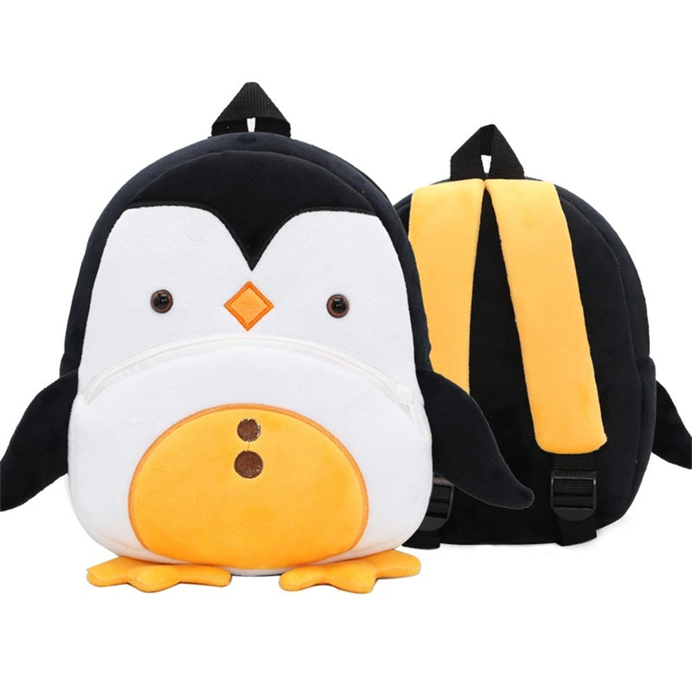 Toddler stuffed animal Backpack, Cute Cartoon Mini Plush Lightweight Soft Baby Backpack