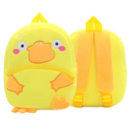 Toddler stuffed animal Backpack, Cute Cartoon Mini Plush Lightweight Soft Baby Backpack