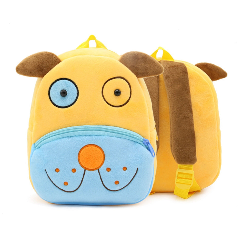 Toddler stuffed animal Backpack, Cute Cartoon Mini Plush Lightweight Soft Baby Backpack