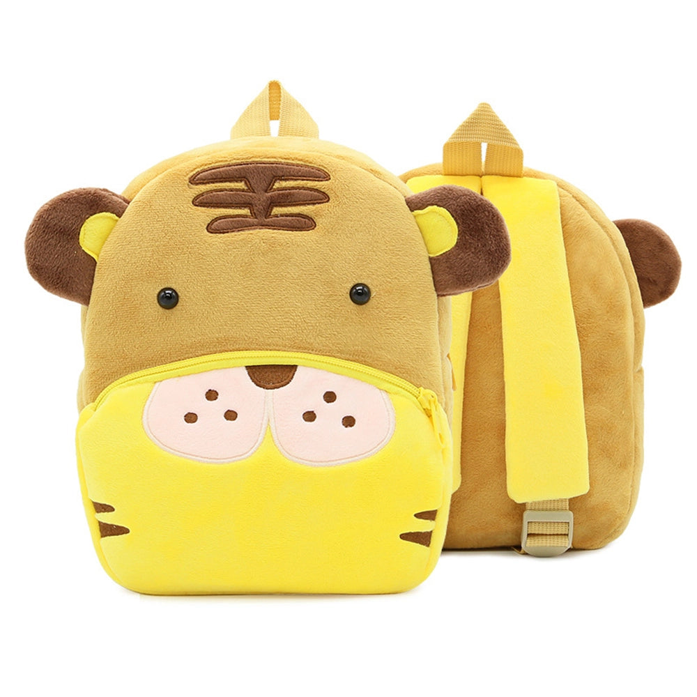 Mochila de peluche para niños pequeños, mini mochila suave ligera de felpa de dibujos animados lindo para bebés