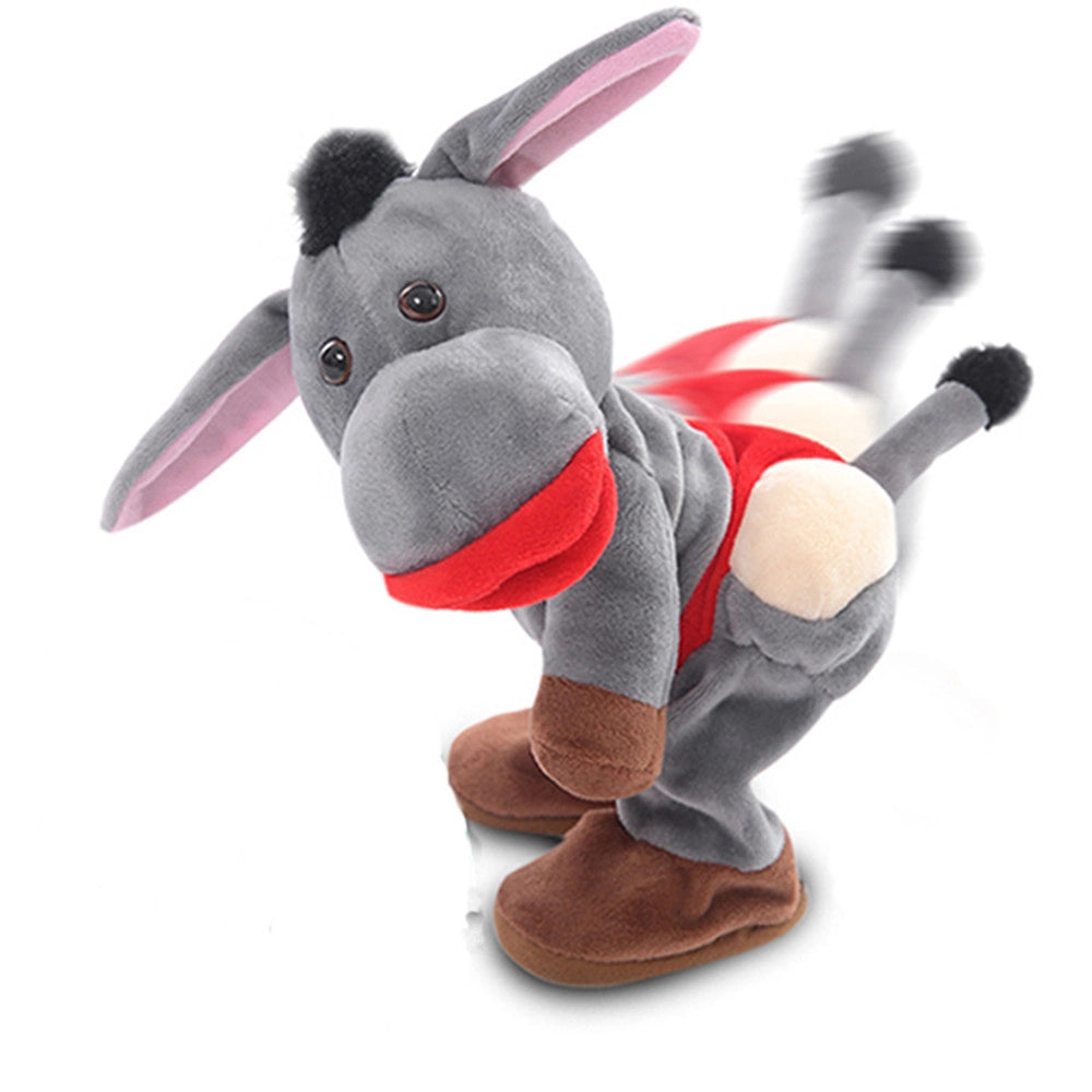 Dancing Donkey Toys Hip Shaking Wiggling Donkey Singing Electronic Plush Toy