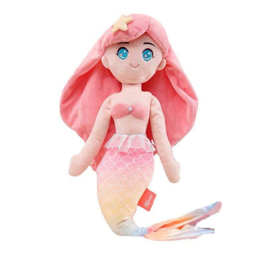 Mermaid Stuffed Animal, Soft Doll Plush Toy Birthday Children’s Day Christmas for Toddler Girls,15.8"