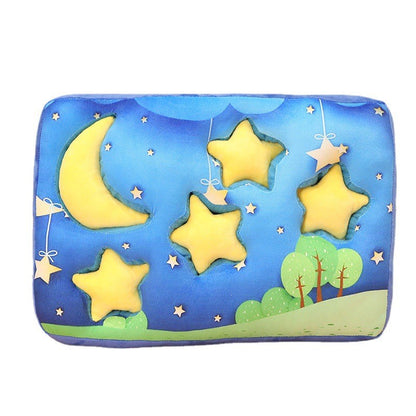 Picking the stars puzzle pillow plush toy
