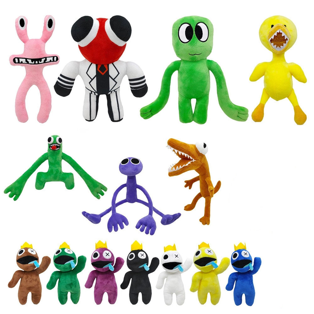 Rainbow Friends Night Green Plush for Roblox Game Fan’s Gifts, Stuffed Doll  Gift for Boys（28cm）） and Girls