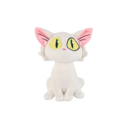 Suzume Cat Plush Toys, 11'' Cute Soft Black White Cats Plushie Figure Doll