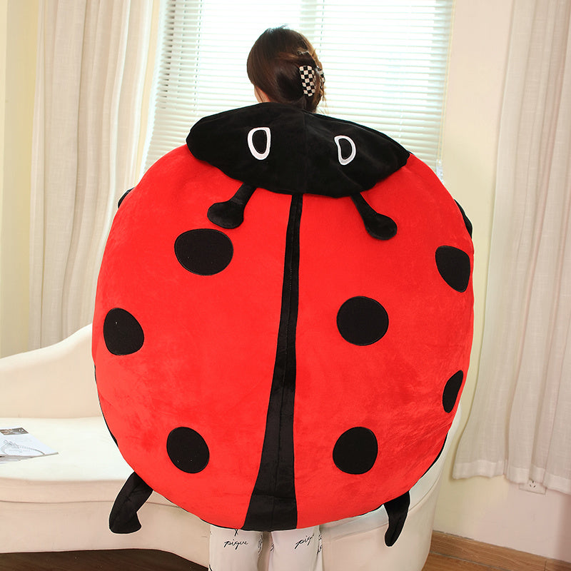 Wearable Beetle Pillow Detachable Oversized Doll Plush Toy