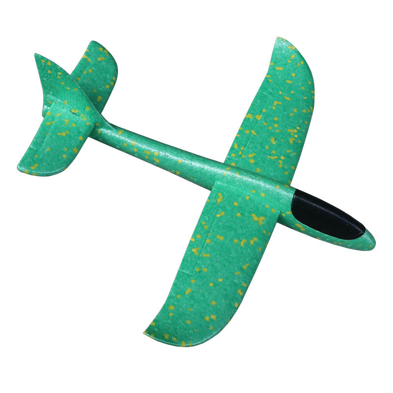 Hand throwing airplane toy, foam aeroplane stunt model gliding plane, 36cm