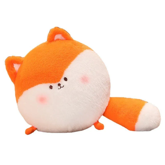 Chubby fox plush toy