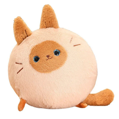 Chubby fox plush toy